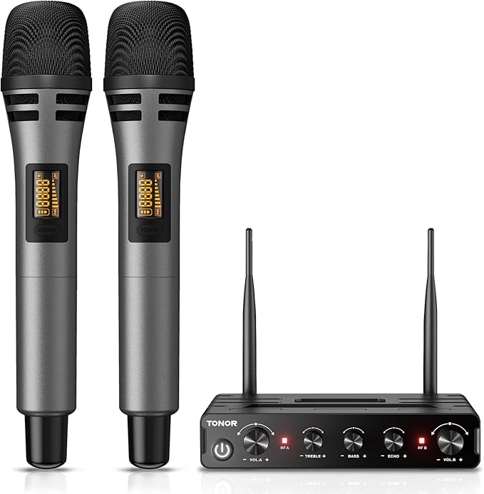 2 Wireless Microphones